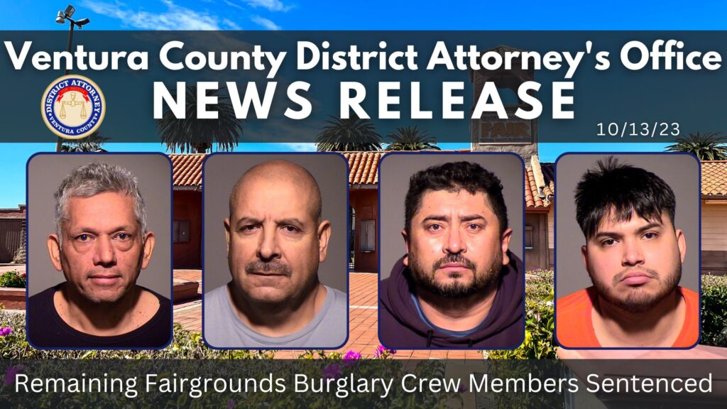 Remaining Fairgrounds Burglary Crew Members Sentenced