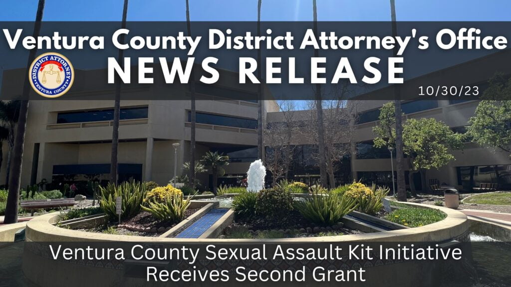 Ventura County Sexual Assault Kit Initiative Receives Second Grant