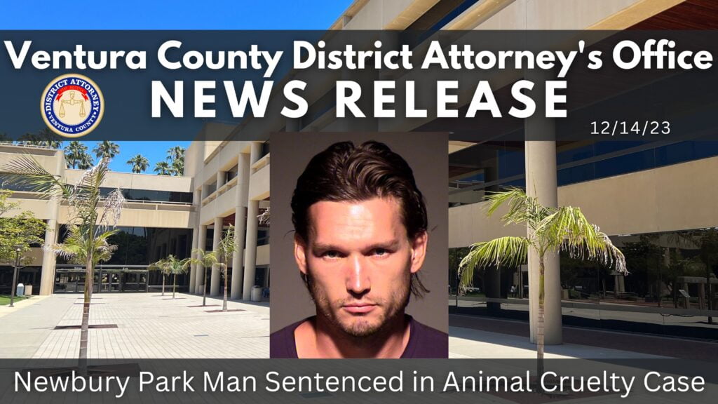 Newbury Park Man Sentenced in Animal Cruelty Case