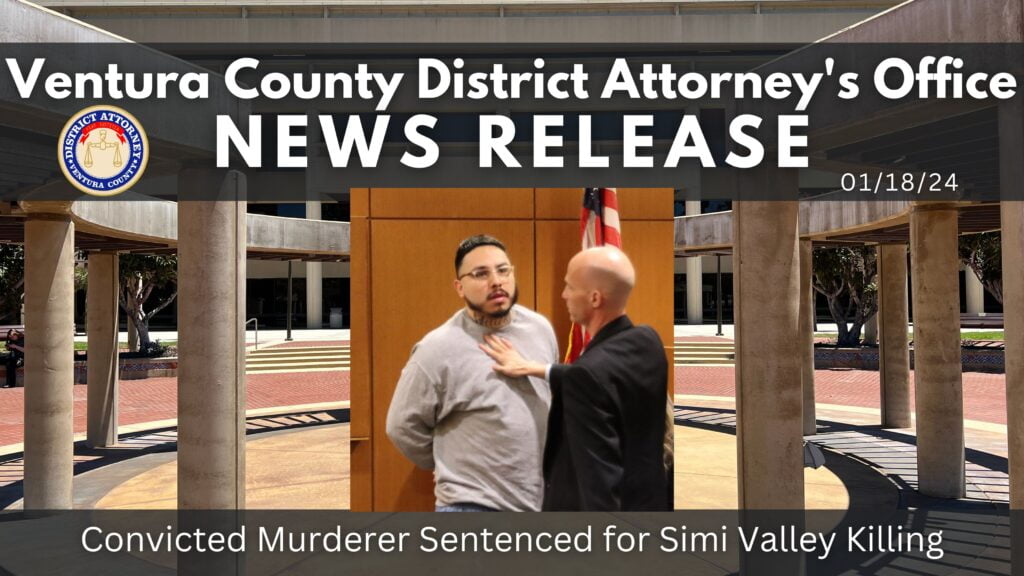 Convicted Murderer Sentenced for Simi Valley Killing