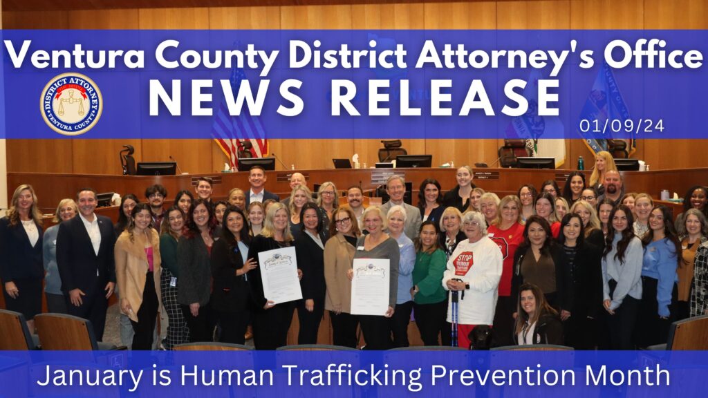 January is Human Trafficking Prevention Month