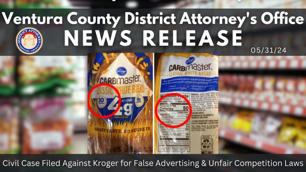 Civil Case Filed Against Kroger for False Advertising & Unfair Competition Laws