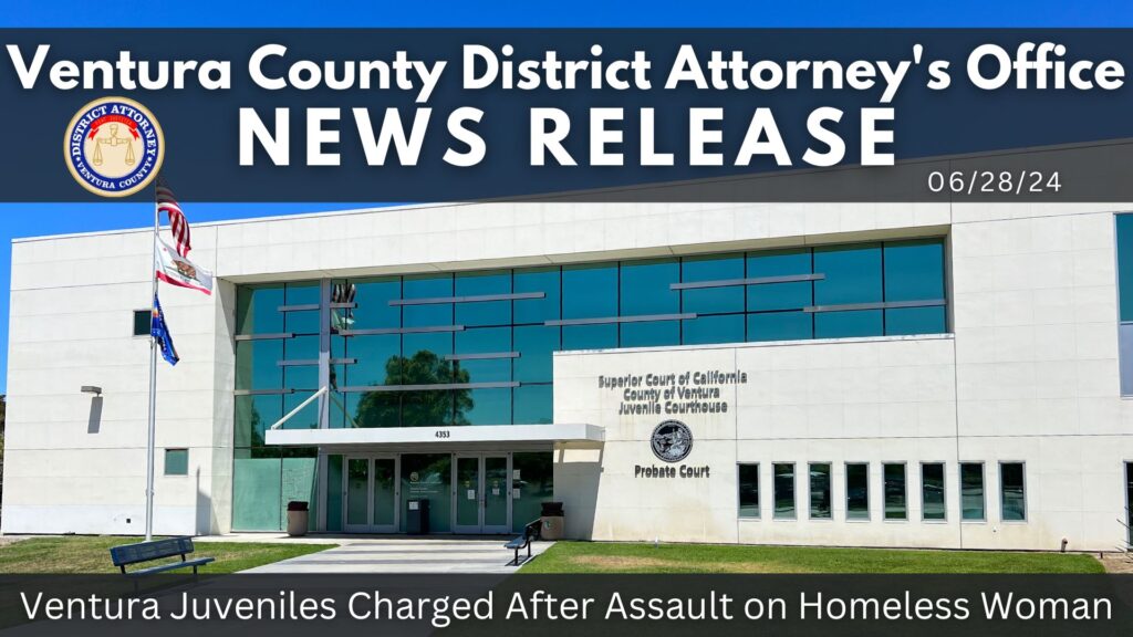 Ventura Juveniles Charged After Assault on Homeless Woman