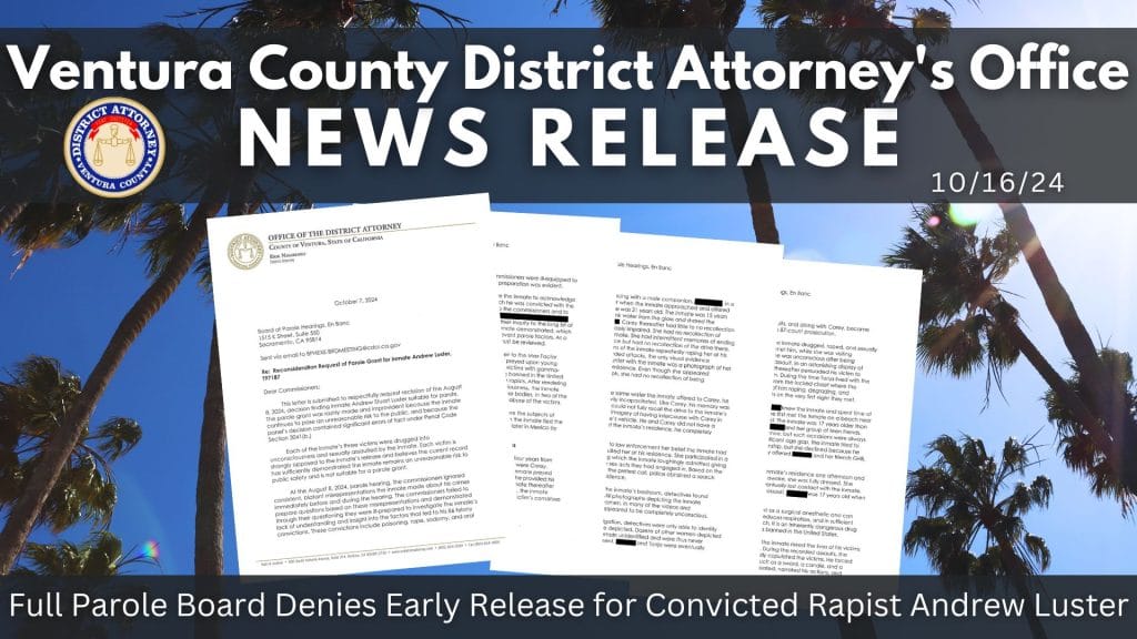 Full Parole Board Denies Early Release for Convicted Rapist Andrew Luster