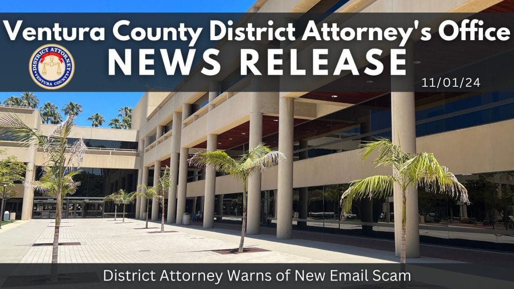 District Attorney Warns of New Email Scam
