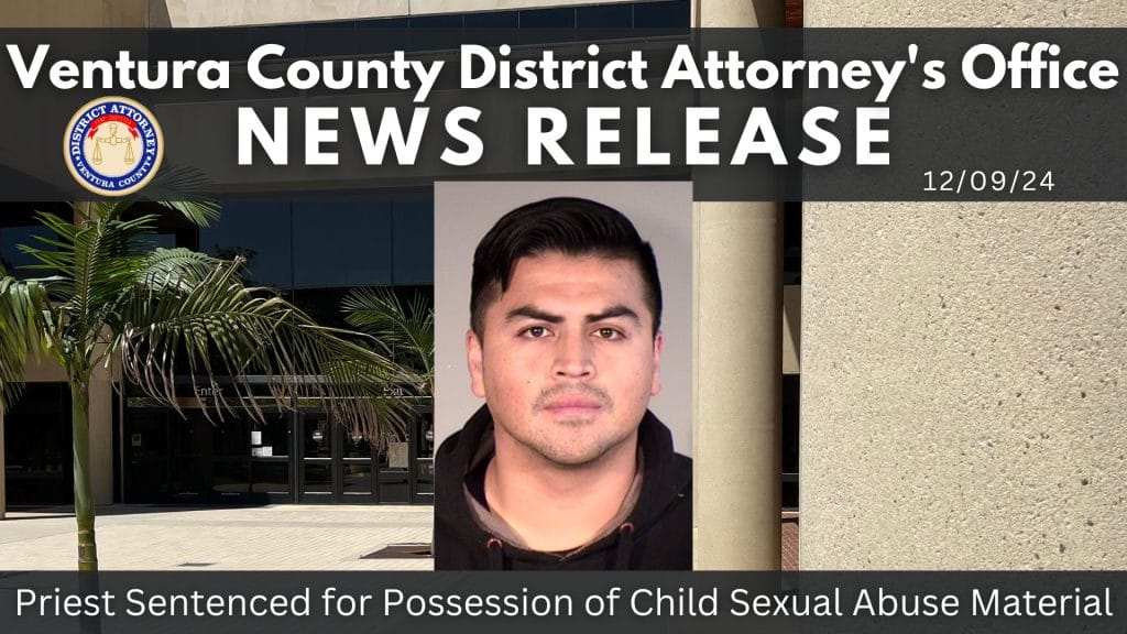 Priest Sentenced for Possession of Child Sexual Abuse Material
