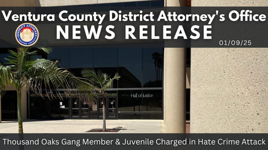 Thousand Oaks Gang Member & Juvenile Charged in Hate Crime Attack