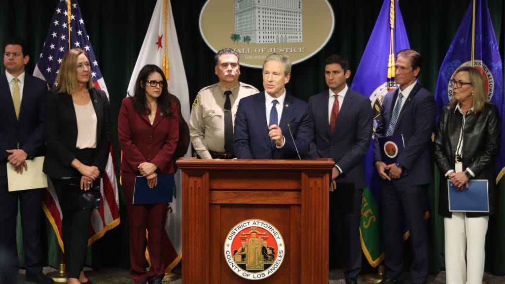 District Attorney Erik Nasarenko Joins Lawmakers to Announce Proposed Legislation Strengthening Penalties for Looting