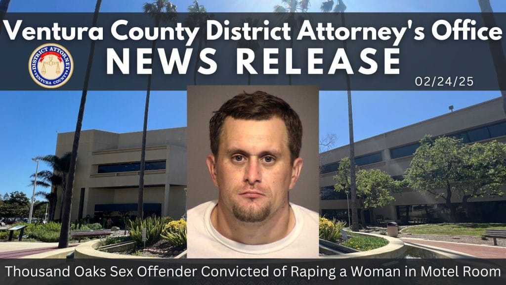 Thousand Oaks Sex Offender Convicted of Raping a Woman in Motel Room