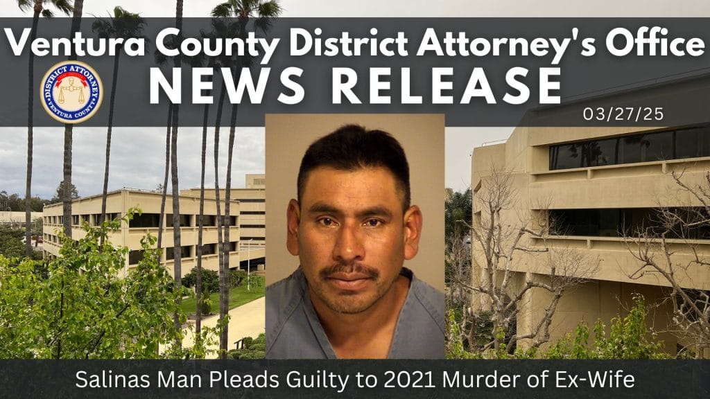 Salinas Man Pleads Guilty to 2021 Murder of Ex-Wife