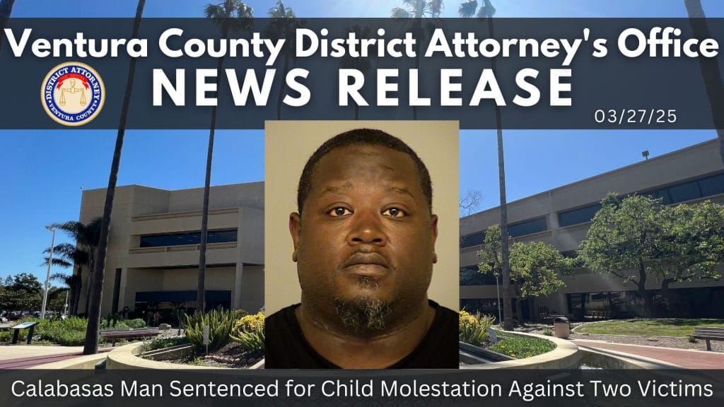 Calabasas Man Sentenced for Child Molestation Against Two Victims