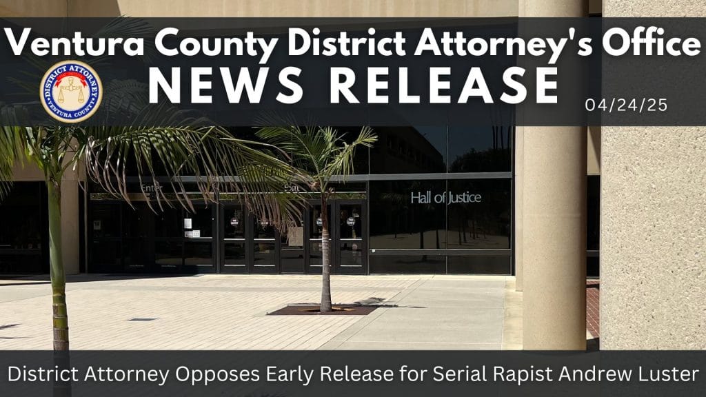 District Attorney Erik Nasarenko Opposes Early Release for Serial Rapist Andrew Luster