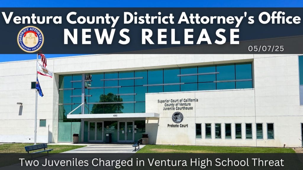 Two Juveniles Charged in Ventura High School Threat