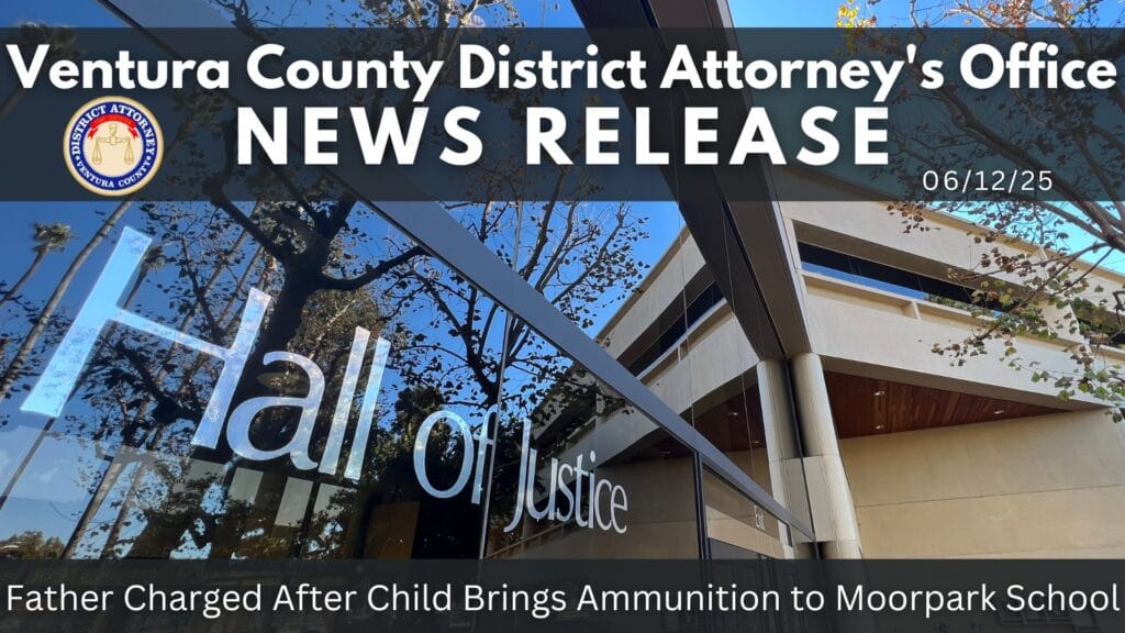 Father Charged After Child Brings Ammunition to Moorpark School