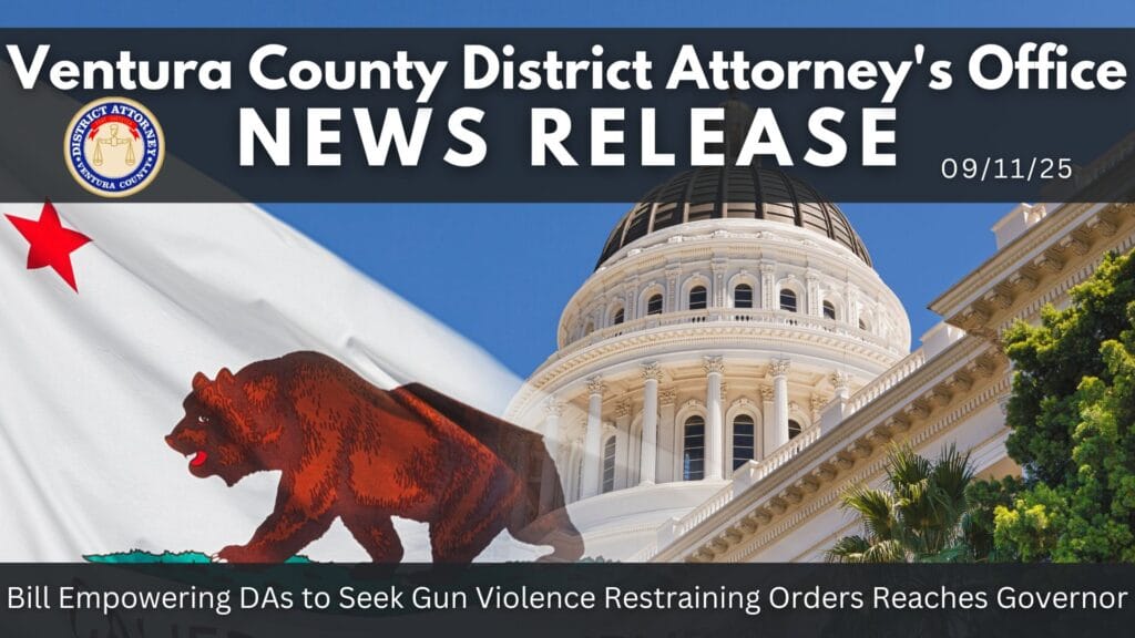 Bill Empowering DAs to Seek Gun Violence Restraining Orders Reaches Governor