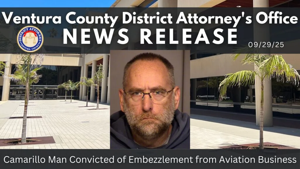 Camarillo Man Convicted of Embezzlement from Aviation Business
