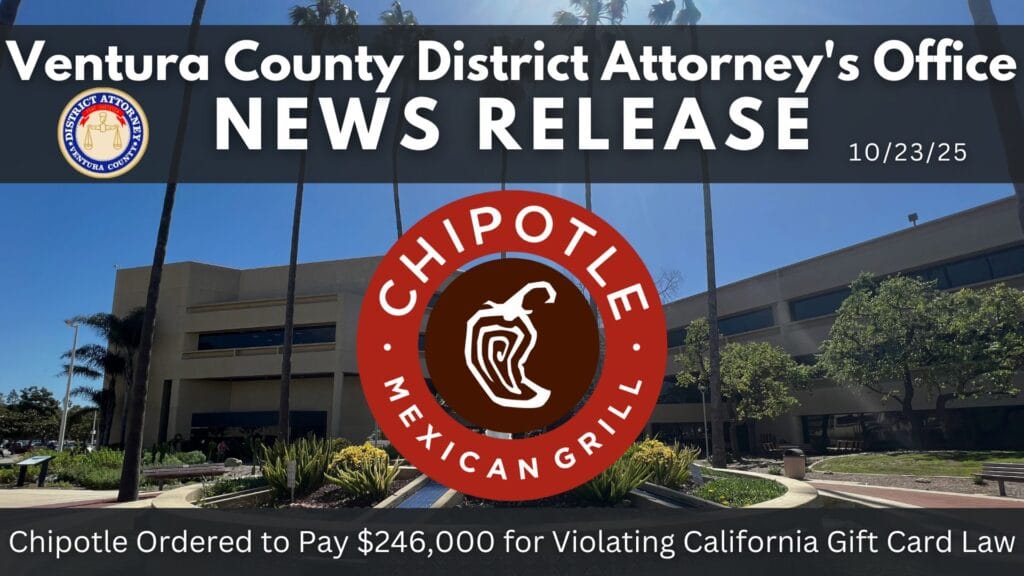 Chipotle Ordered to Pay $246,000 for Violating California Gift Card Law