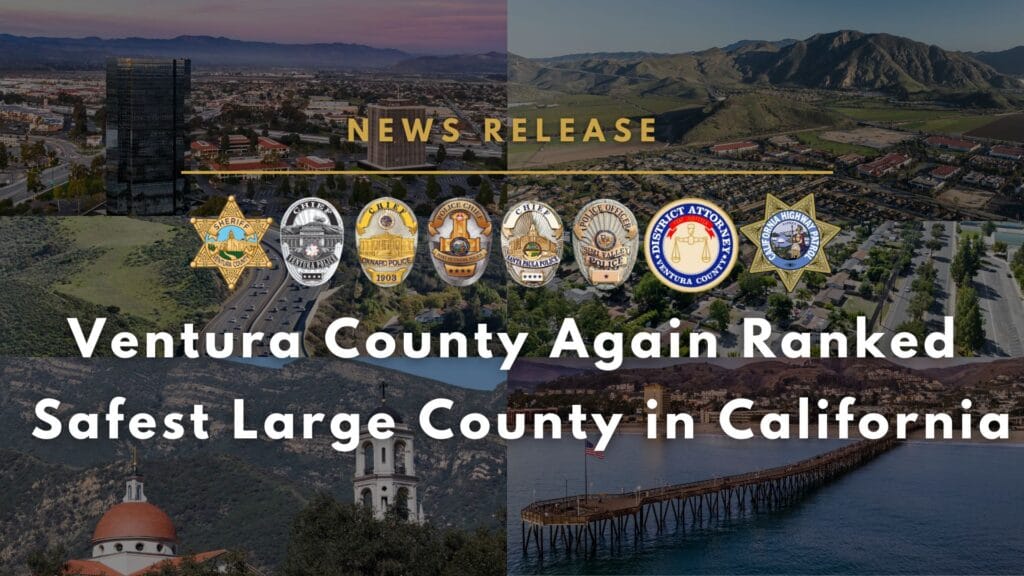 Ventura County Again Ranked Safest Large County in California