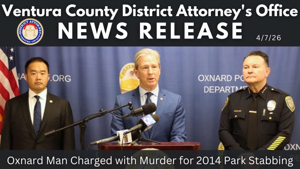 Oxnard Man Charged with Murder for 2014 Park Stabbing