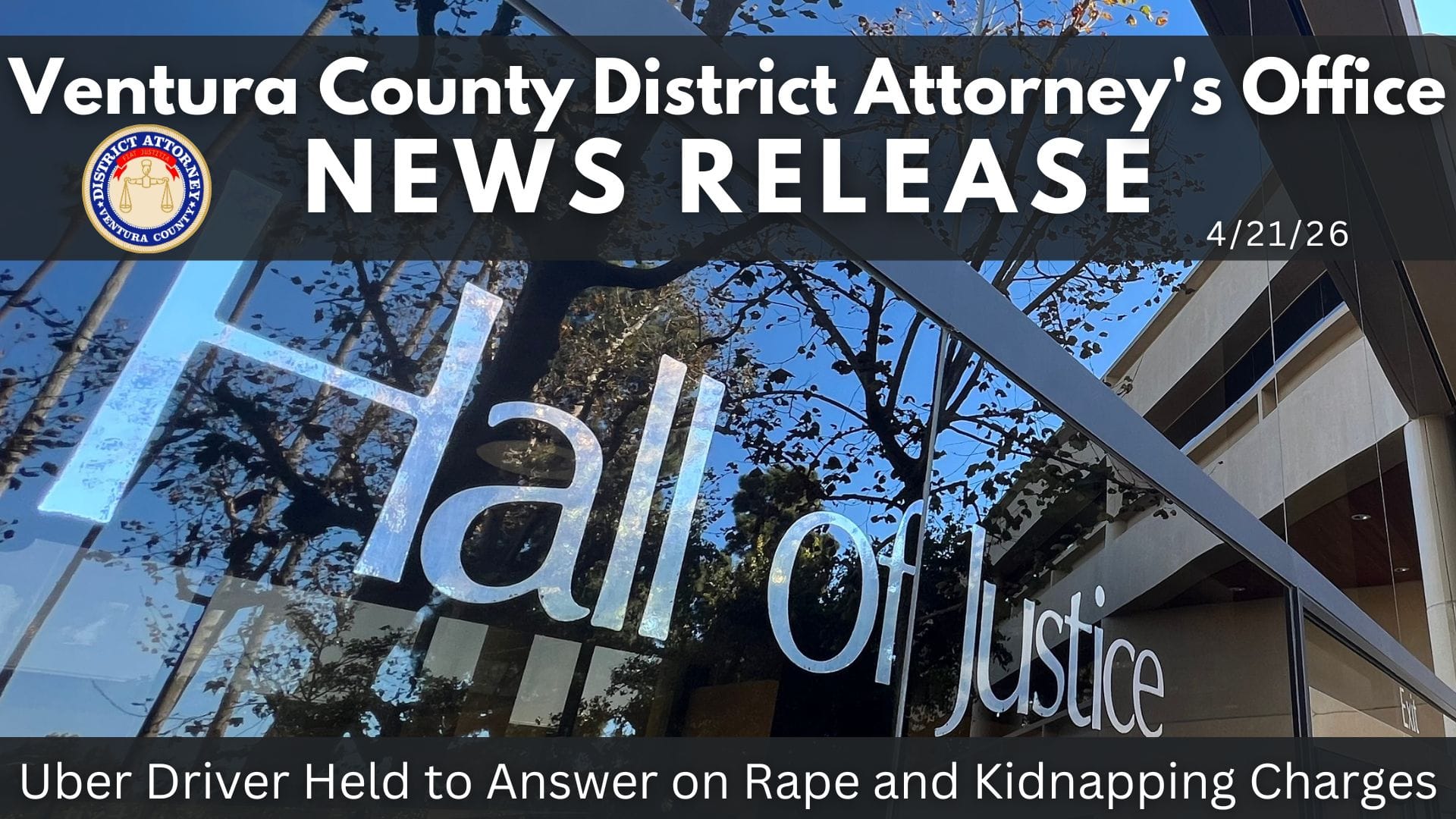 Uber Driver Held to Answer on Rape and Kidnapping Charges