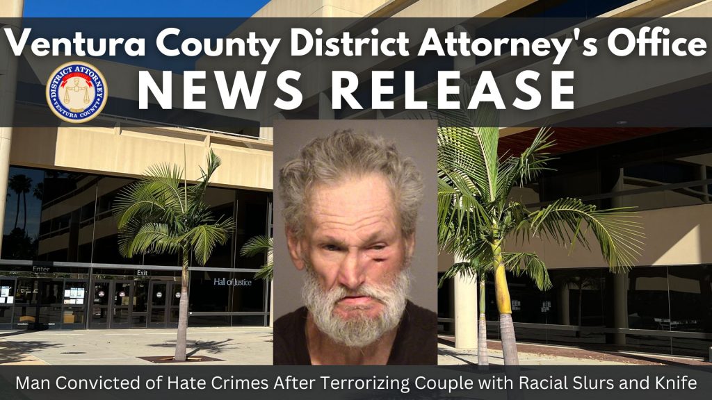 Man Convicted of Hate Crimes After Terrorizing Couple with Racial Slurs and Knife