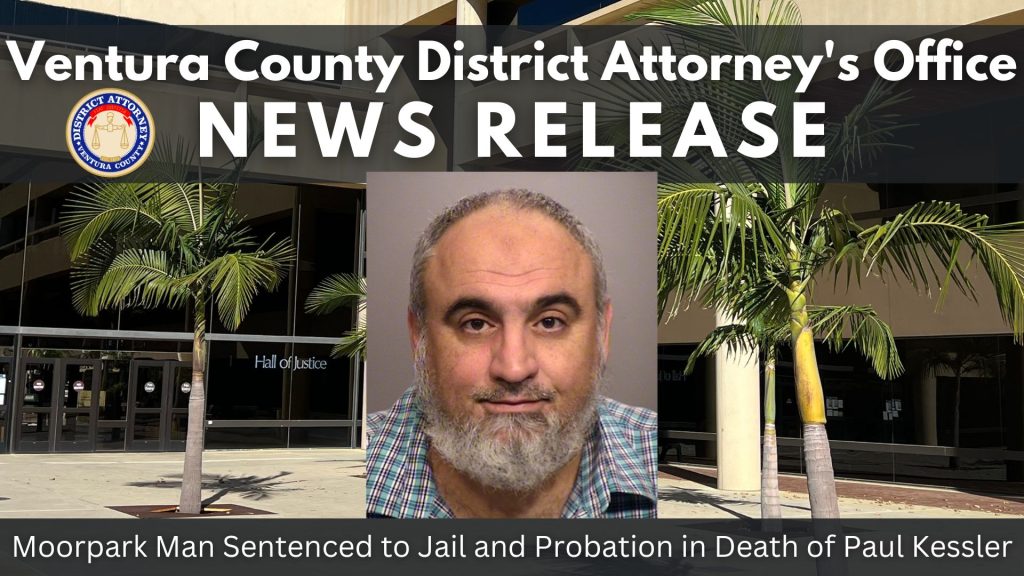Moorpark Man Sentenced to Jail and Probation in Death of Paul Kessler