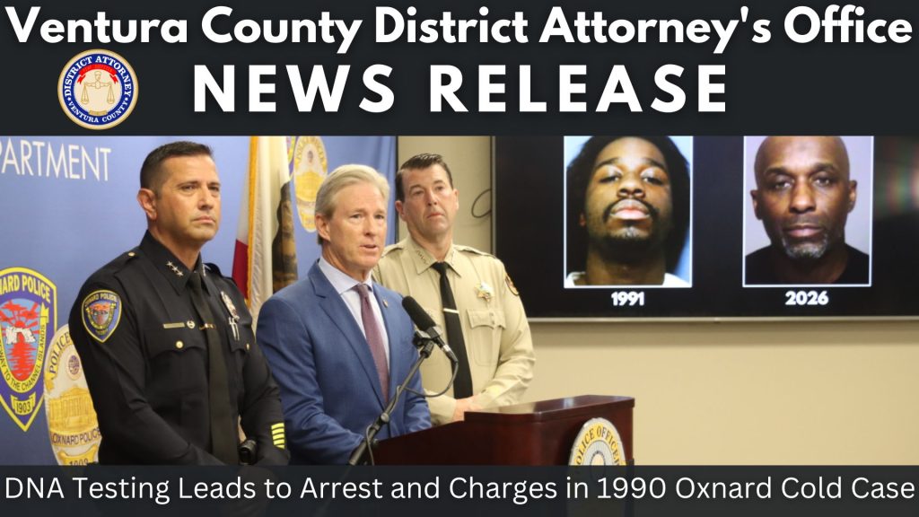 DNA Testing Leads to Arrest and Charges in 1990 Oxnard Cold Case