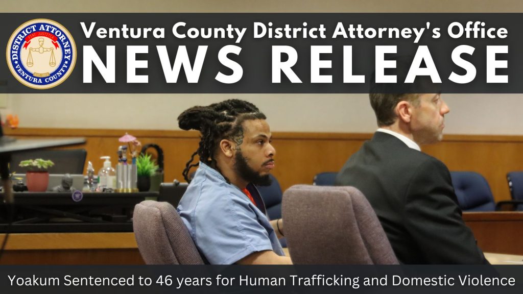 Yoakum Sentenced to 46 years for Human Trafficking and Domestic Violence