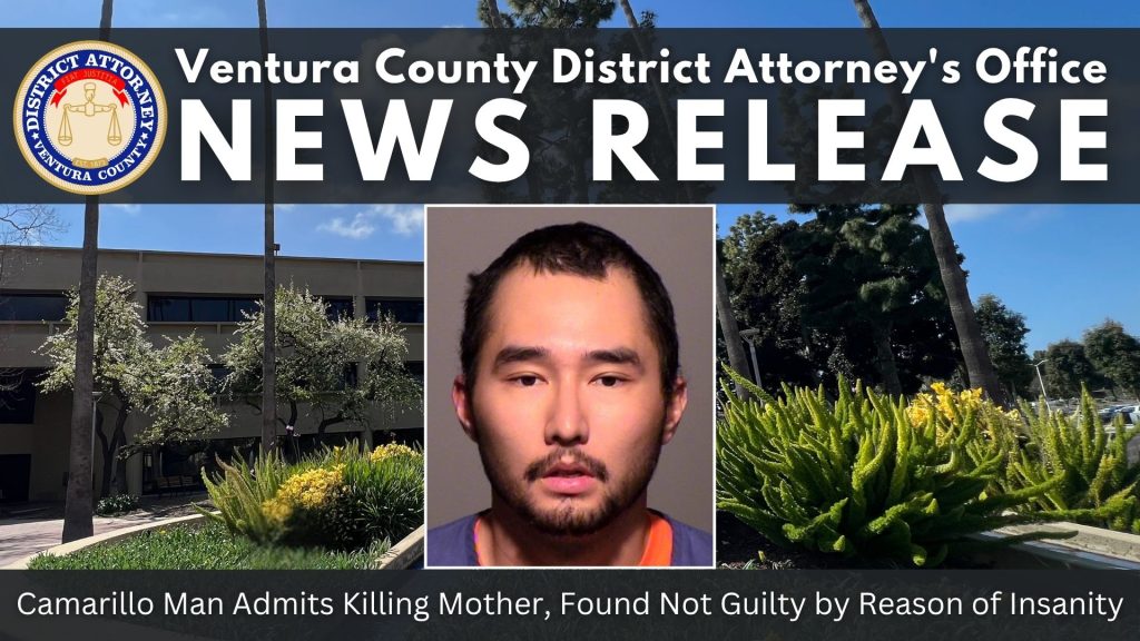 Camarillo Man Admits Killing Mother, Found Not Guilty by Reason of Insanity